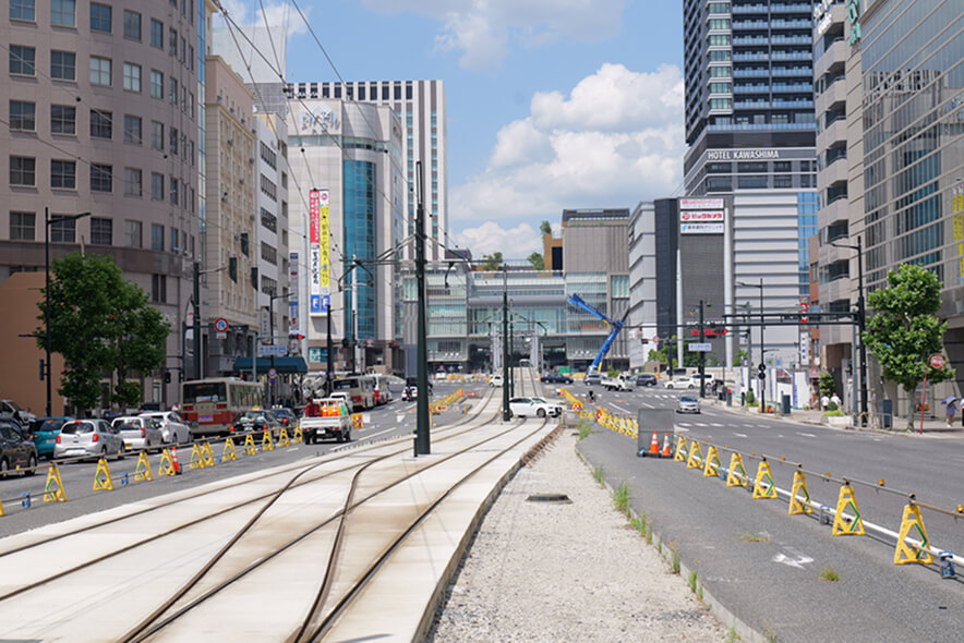 多く行き交う空間での軌道設計